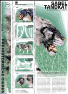 Netherlands - Personal Stamps TNT/PNL 2023 Prehistoric Animals M/s, Mint NH, Nature - Cat Family - Prehistoric Animals - Preistorici