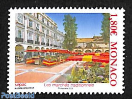 Monaco 2023 SEPAC, Tradional Markets 1v, Mint NH, History - Various - Sepac - Street Life - Unused Stamps