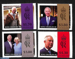 New Zealand 2023 King Charles III 4v, Mint NH, History - Kings & Queens (Royalty) - Nuevos