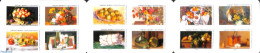 France 2023 Food Paintings 12v S-a In Booklet, Mint NH, Health - Food & Drink - Stamp Booklets - Art - Paintings - Ongebruikt