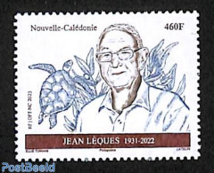 New Caledonia 2023 Jean Lèques 1v, Mint NH, Nature - Turtles - Unused Stamps