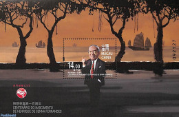 Macao 2023 Henrique De Senna Fernandes S/s, Mint NH, Transport - Ships And Boats - Art - Authors - Ungebraucht