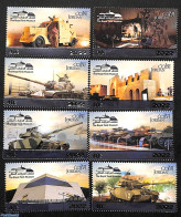 Jordan 2022 Royal Tank Museum 8v, Mint NH, History - Militarism - Art - Museums - Militaria
