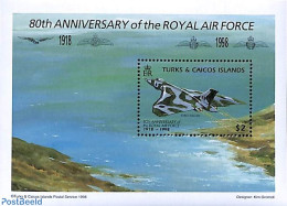 Turks And Caicos Islands 1998 Royal Air Force, Avro Vulcan S/s, Mint NH, Transport - Aircraft & Aviation - Vliegtuigen