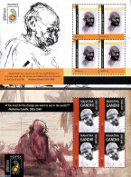 Nevis 2011 M. Gandhi 2 M/s, Mint NH, History - Gandhi - Mahatma Gandhi