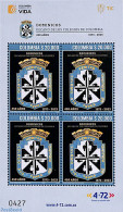 Colombia 2023 Dominicos College S/s, Mint NH, History - Science - Coat Of Arms - Education - Colombia