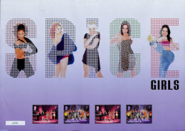 Great Britain 2024 Spice Girls, Numbered Fan Sheet (with Stamps From Set), Mint NH, Performance Art - Music - Popular .. - Nuevos