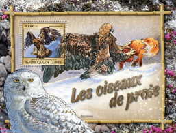 Guinea, Republic 2016 Birds Of Prey, Mint NH, Nature - Animals (others & Mixed) - Birds Of Prey - Owls - Sonstige & Ohne Zuordnung