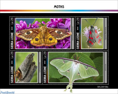 Sierra Leone 2023 Moths, Mint NH, Nature - Flowers & Plants - Insects - Autres & Non Classés