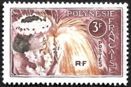 POLYNESIE 1964  -  YT  28 - Danseuse - Oblitéré - Usati
