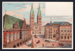 Germany C1898-1902 BREMEN Litho. Old Postcard  (h1241) - Bremen
