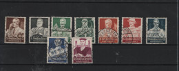 Deutsches Reich  Michel Kat.Nr  Gest  556/564 (3) - Used Stamps