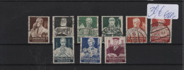 Deutsches Reich  Michel Kat.Nr  Gest  556/564 (4) - Used Stamps
