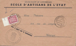 Luxembourg - Luxemburg - Lettre  1955   Adressé Au Monsieur Wies Théodore , Pétange - Storia Postale