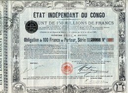 ÉTAT INDÉPENDANT Du CONGO; Emprunt (1888) - Afrique