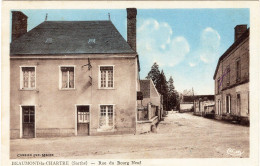 Beaumont  La Chartre  : Rue Du Bourg Neuf (trace Pli)   ///  Ref. Mai 24 ///  BO. 72 - Beaumont Sur Sarthe