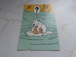 BC29-22 Cpsm Hergé Tintin Milou Q8 - Bandes Dessinées