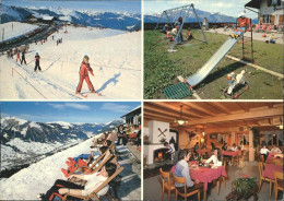 11181671 Lenk Simmental Gasthaus Buehlberg, Werbung, Skifahrer, Kinder Lenk Im S - Autres & Non Classés