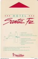 FRANCE - EuroDisney/Santa Fe(reverse American Express)(black Strip), Hotel Keycard, 07/93, Used - Cartas De Hotels