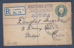 STRATFORD - Registered Letter - Covers & Documents