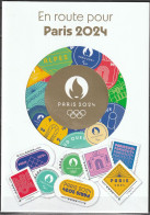 FRANCE 2024 COLLECTOR "LE PARCOURS DU RELAIS DE LA FLAMME OLYMPIQUE" MTAM-2024-558 - Neuf ** - Collectors