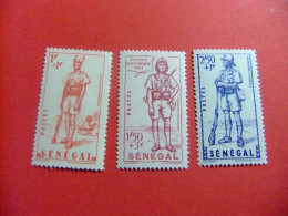55 SENEGAL 1941 / DEFENSA DEL IMPERIO / YVERT 170 / 172 MNH - Used Stamps