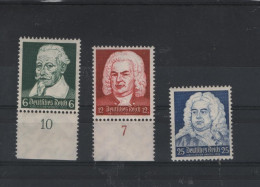 Deutsches Reich  Michel Kat.Nr  Postfr/** 573/575 - Unused Stamps