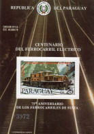 Paraguay 1981, 100th Electric Trains, BF - Paraguay