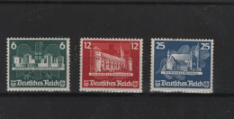 Deutsches Reich  Michel Kat.Nr  Ohne Gummi 577/579 - Unused Stamps