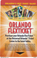 USA - Universal Orlando Resort, Hotel Keycard, Used - Hotelsleutels (kaarten)