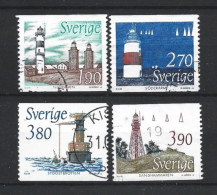 Sweden 1989 Lighthouses Y.T. 1508/1511 (0) - Used Stamps