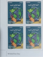 Bloc De 4 - World Post Day - Journée Mondiale Du Timbre - UPU - 2022 - ALGÉRIE - ALGERIA - MNH - ** - Algeria (1962-...)