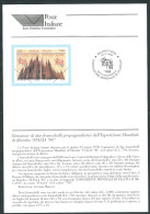 Italia 1996; Bollettino Ufficiale Delle Poste Italiane: "Esposizione Mondiale Di Filatelia ITALIA 98" - 1991-00: Mint/hinged