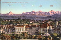 11181430 Bern BE Hochalpen, Alpengluehn, Jungfrau, Moench, Eiger Bern - Autres & Non Classés