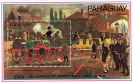 Paraguay 1985, 150th 1st. German Train, BF - Paraguay