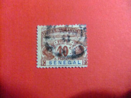 55 SENEGAL 1906 / SELLO TAX / YVERT TAX 5 FU - Usati