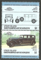 AU-21 Union Island Automobile Car Voiture 1927 Daimler Double Six Pair Of Stamps MNH ** Neuf SC - Voitures