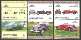 AU-27 Vaitupu Tuvalu Automobiles Cars Voitures Lotus Elite MG Midget Auburn Pair Of Stamps MNH ** Neuf SC - Autos