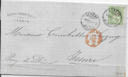 Lettre  De GENEVE  De 1878 - Other & Unclassified
