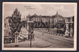 Germany 1920 München Ludwigsbrücke. Slogan Cancel. Old Postcard  (h1263) - München