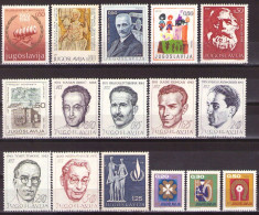 Yugoslavia 1968 - LOT - MNH**VF - Unused Stamps