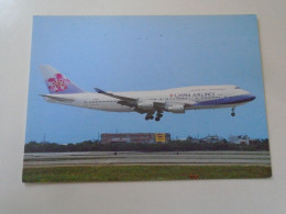 D203094   CPM  Airplane Avion Aircraft -   China Airlines  Boeing 747-409 - Taipei 10/04   J.j. Postcards - 1946-....: Ere Moderne