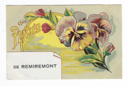 CPA FANTAISIE UNE PENSEE DE REMIREMONT, VOSGES 88 - Remiremont
