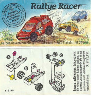 KINDER D 1993 RALLYE RACER BPZ 613185 - Notes