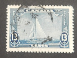 CANADA YT 178 OBLITERE "VOILIER LE BRITANNIA" ANNÉE 1935 - Usados