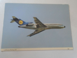 D203099      CPM  Airplane Avion Aircraft -  Lufthansa Boeing 727 - 1946-....: Modern Tijdperk