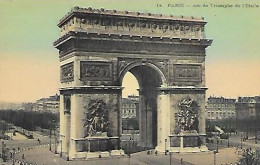 CPA Paris Arc De Triomphe De L'Etoile - Distrito: 08