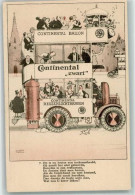 13634411 - Werbung Continental Ballon Zwart Omnibus Billard Surrealismus - Other & Unclassified