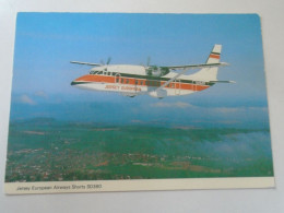 D203103     CPM  Airplane Avion Aircraft -  JEA   Jersey European Airways Shorts SD360 - 1946-....: Modern Era