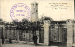 CPA Champigny Sur Marne Val De Marne, Das Denkmal - Other & Unclassified